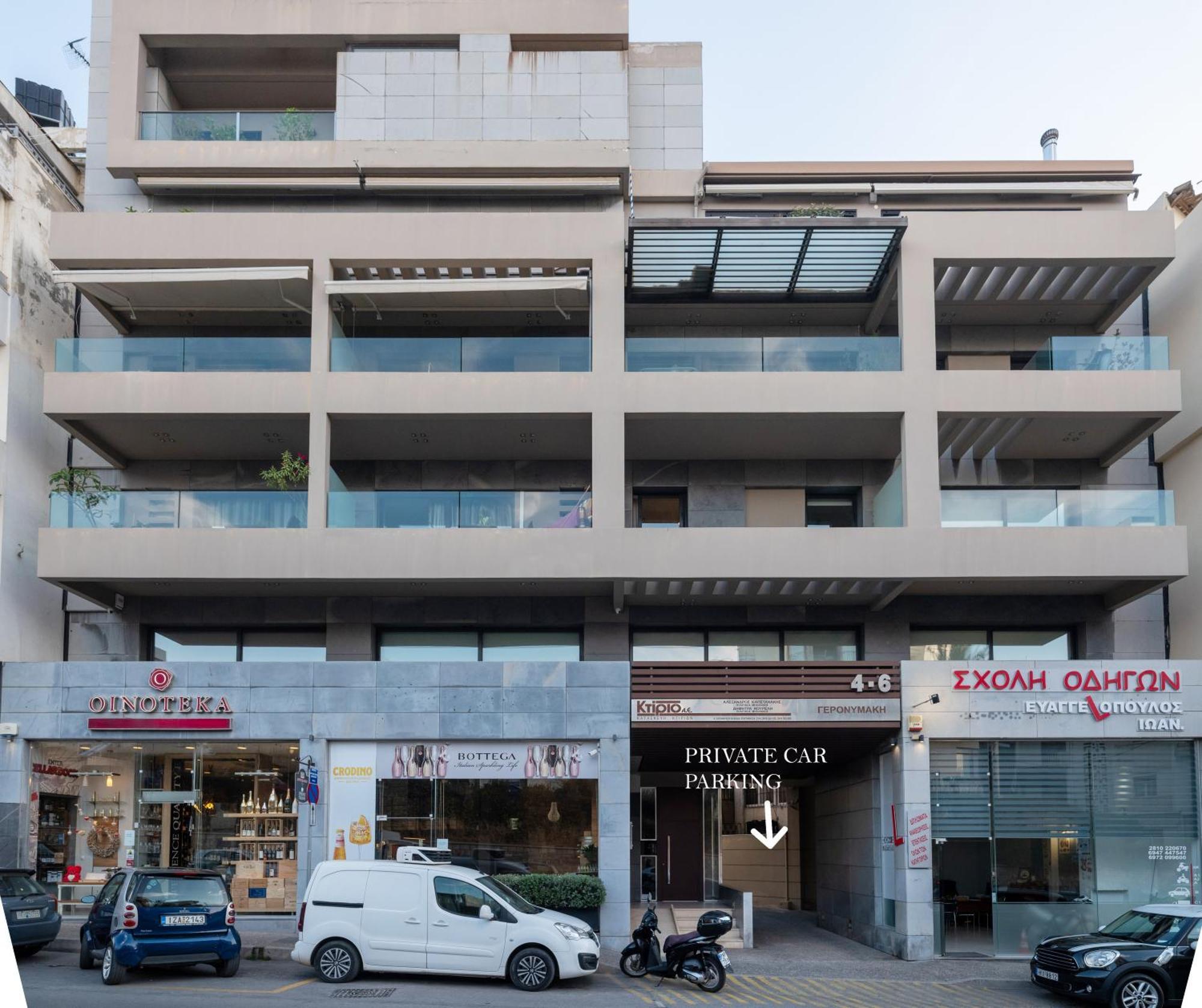 הרקליון Onyx City Center Apartment With Parking מראה חיצוני תמונה